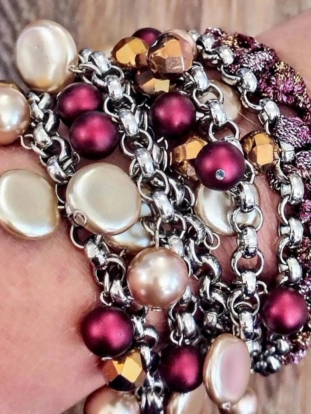 Vintage St. John Knits Runway Statement Bracelet